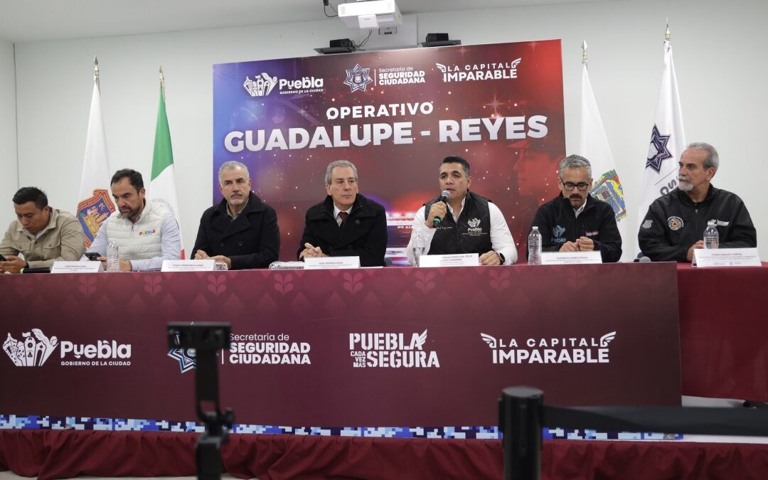 Operativo Guadalupe-Reyes en Puebla: 500 Elementos para una Seguridad en Fiestas Decembrinas