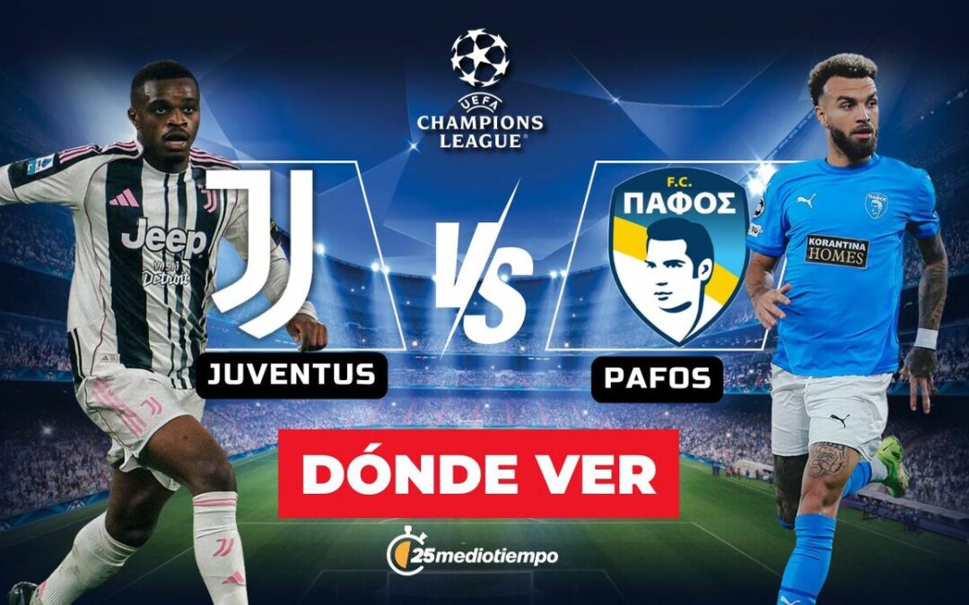 Juventus vs. Pafos: ¡Sigue en VIVO el partido de Champions League 2025 hoy!