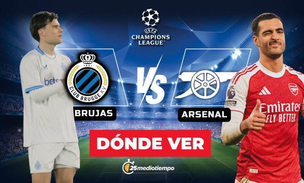 Champions League: Brujas vs. Arsenal EN VIVO – No te pierdas el emocionante partido