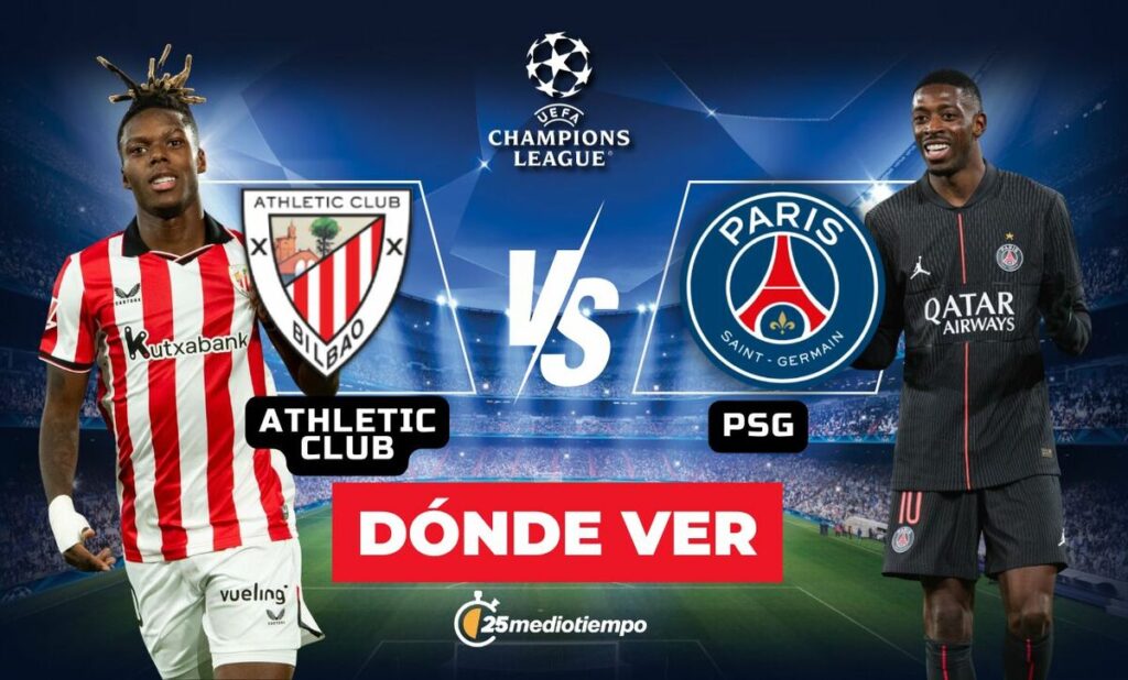 Athletic Club vs. PSG: Sigue el Partido de Champions League EN VIVO