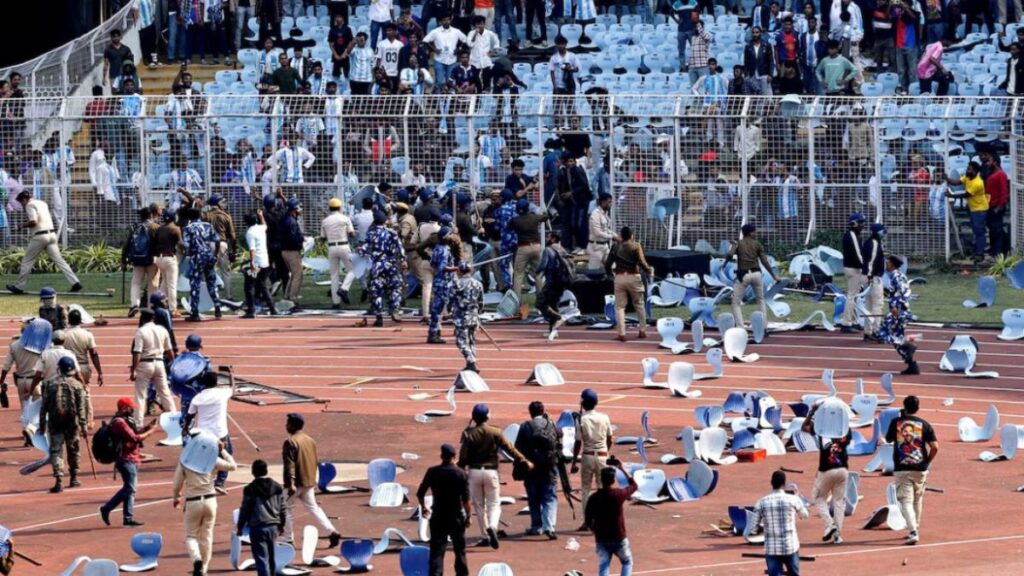 Protestas en el Estadio por Estafa en Visita de Messi: ¡Caos en la India!