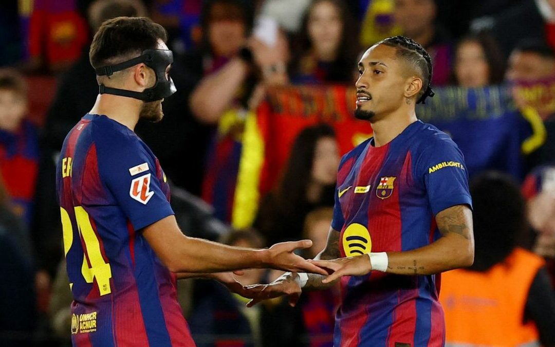 Raphinha brilla: Barcelona conquista a Osasuna y mantiene su liderato en La Liga