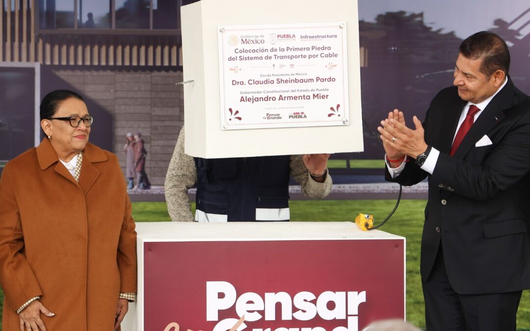 Gobernador Alejandro Armenta Inaugura el Cablebús de Puebla para Mejorar la Movilidad Urbana