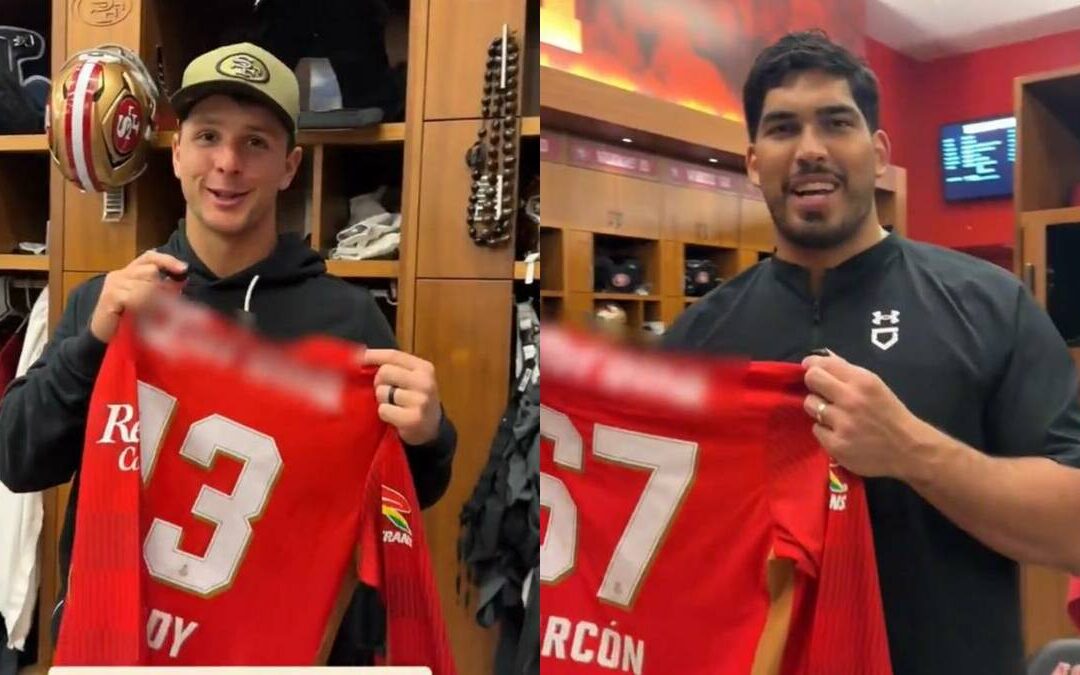 Los 49ers de San Francisco Le Desean Buena Suerte a Toluca