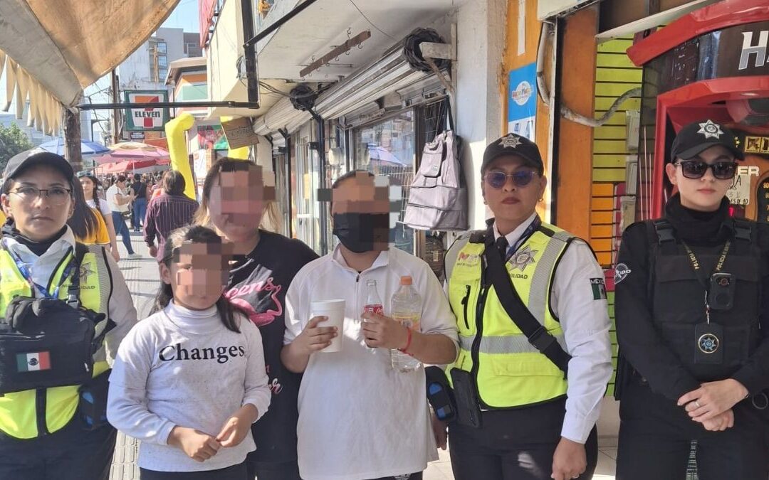Localizan a hermanas menores extraviadas en el Centro de Monterrey durante las compras navideñas