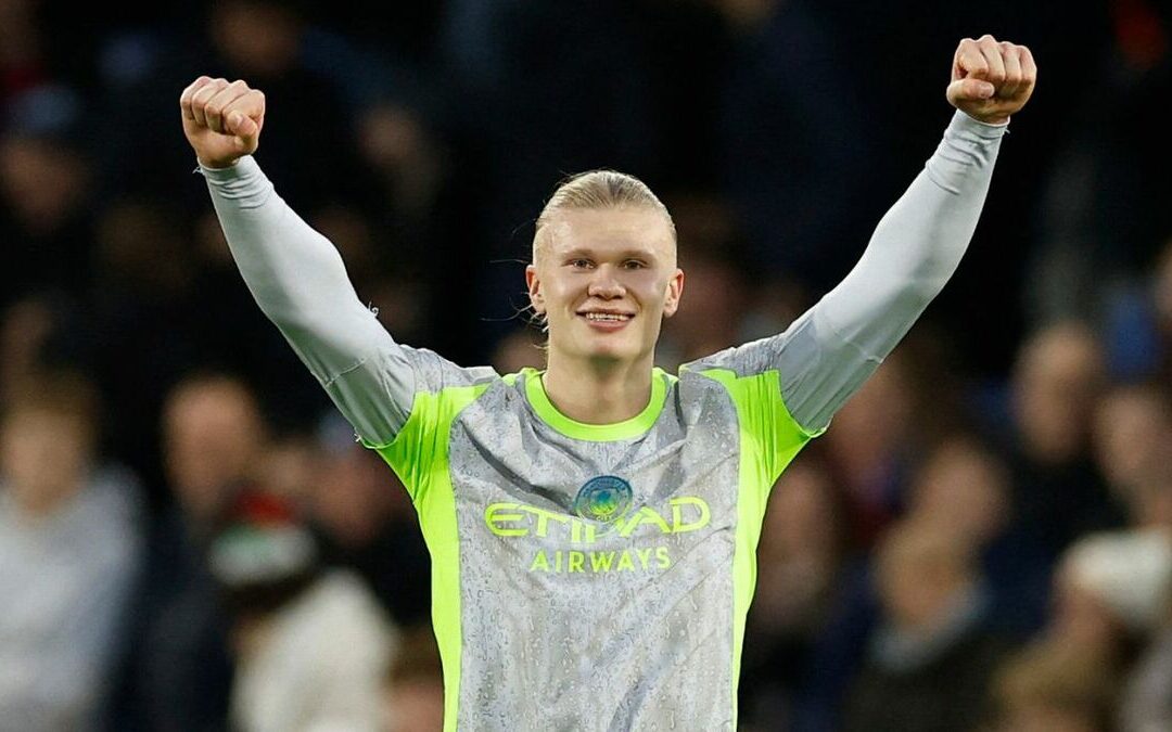 Manchester City Domina al Crystal Palace: Haaland Brilla con Doblete