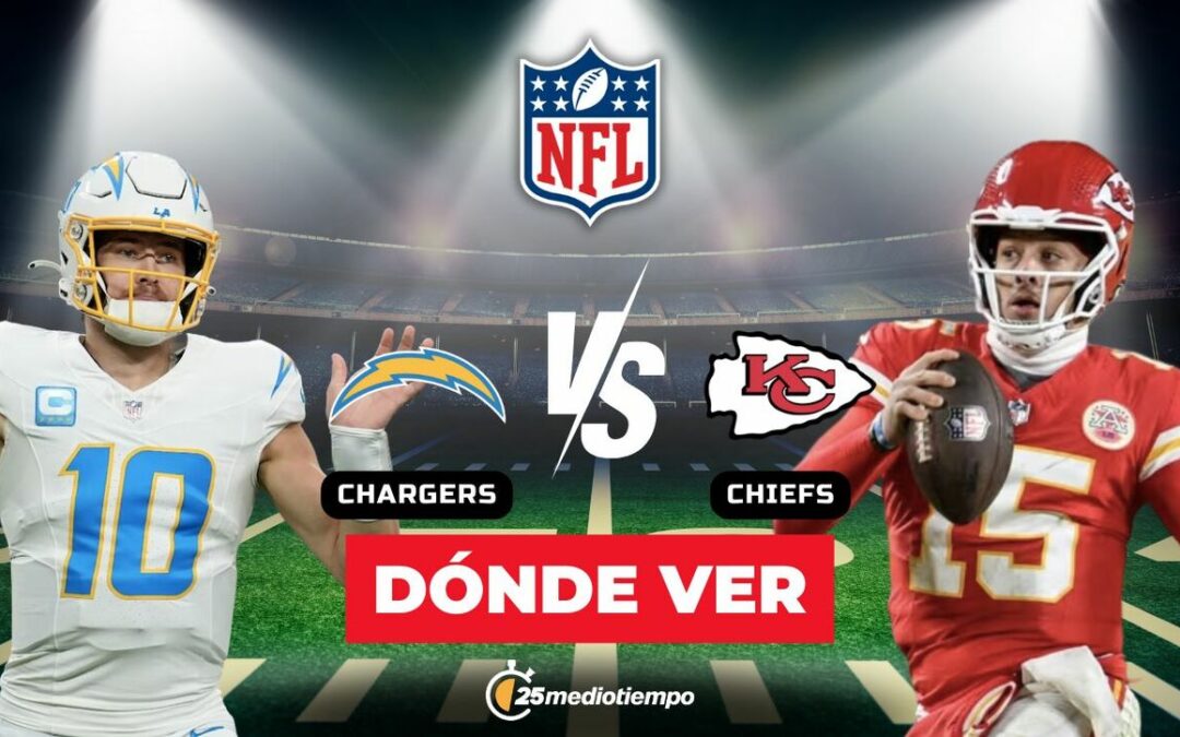Chargers vs. Chiefs: Cómo Ver el Partido EN VIVO de la Semana 15 de la NFL 2025