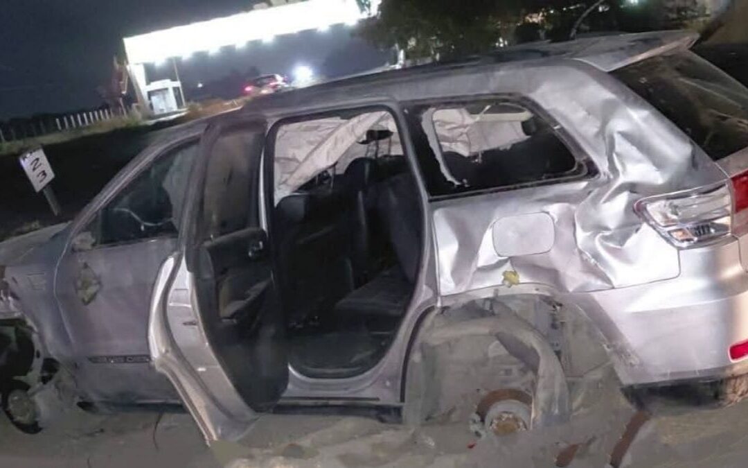Accidente de tráfico: Vehículo abandonado en la Torreón San Pedro
