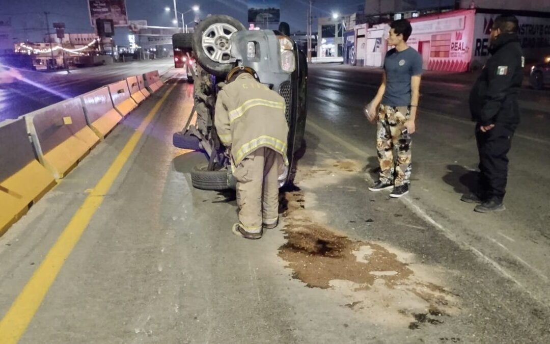 Accidente de Volcadura en la Carretera Torreón-San Pedro: Jovencita de 20 Años y Velocidad Excesiva