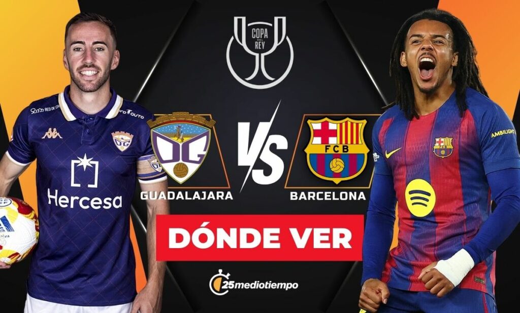 Guadalajara vs Barcelona: ¡Mira EN VIVO la Copa del Rey 2025 Hoy Mismo!