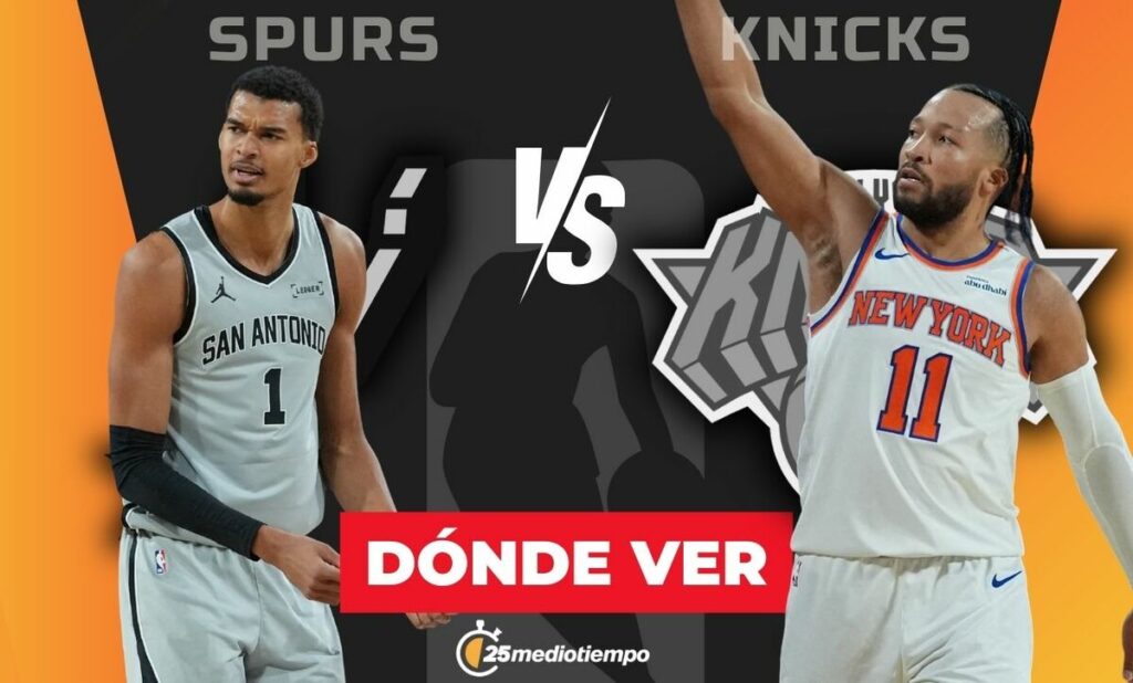 ¿A qué hora juega Knicks vs Spurs en la Final de la NBA Cup 2025?