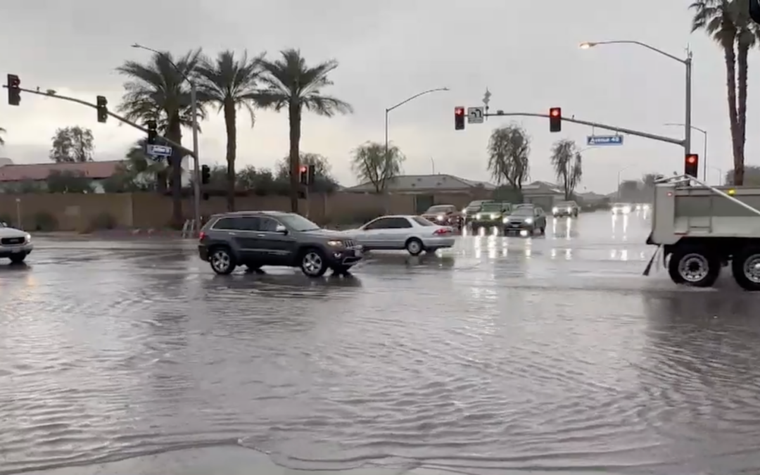 Alerta de Inundaciones en el Valle de Coachella por una Fuerte Tormenta