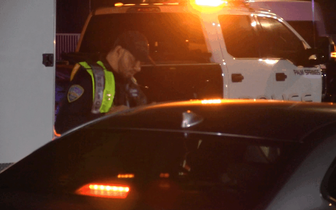 Punto de Control DUI en Cathedral City: Dos Arrestos y Nueve Multas Emitidas