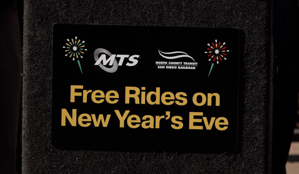 ¡Transporte Público Gratuito en San Diego para un Año Nuevo Seguro!