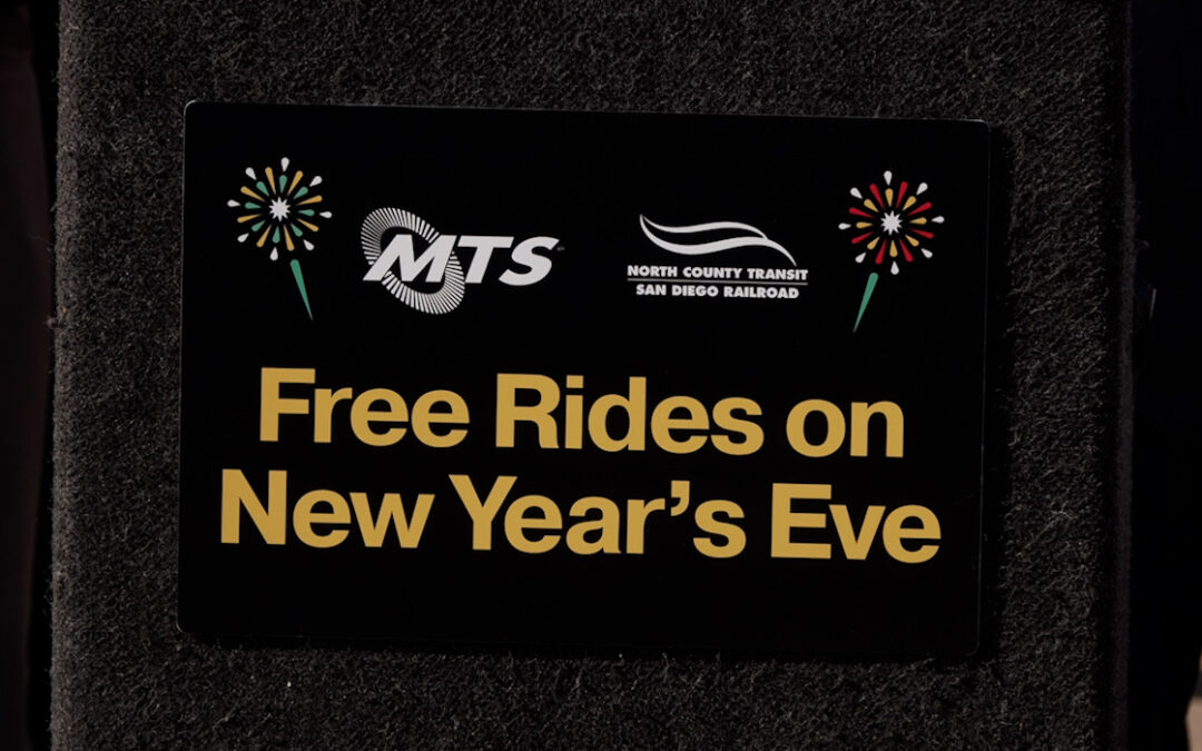 ¡Transporte Público Gratuito en San Diego para un Año Nuevo Seguro!