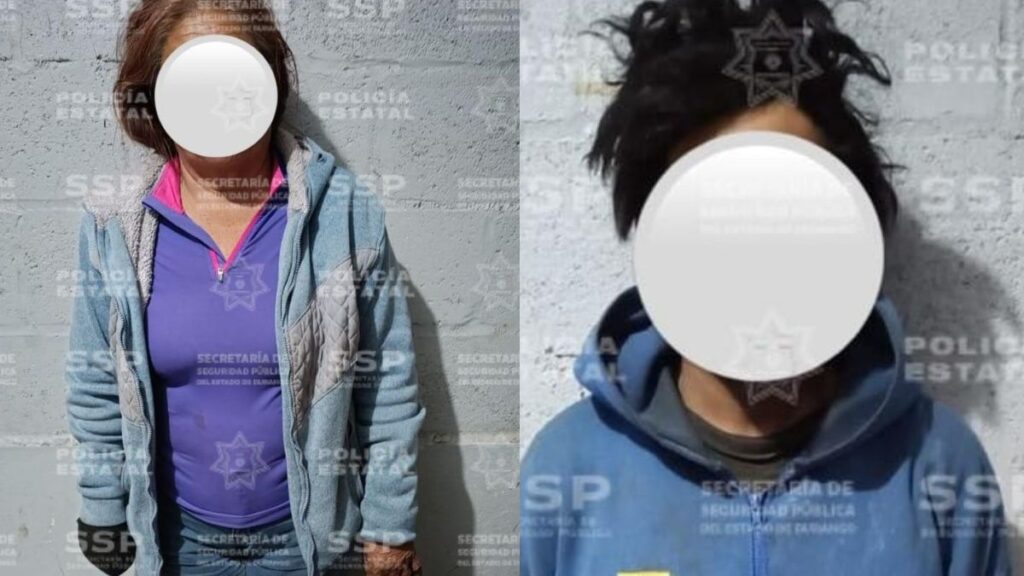 Detienen a mujer de la tercera edad y joven por posesión de droga en Gómez Palacio