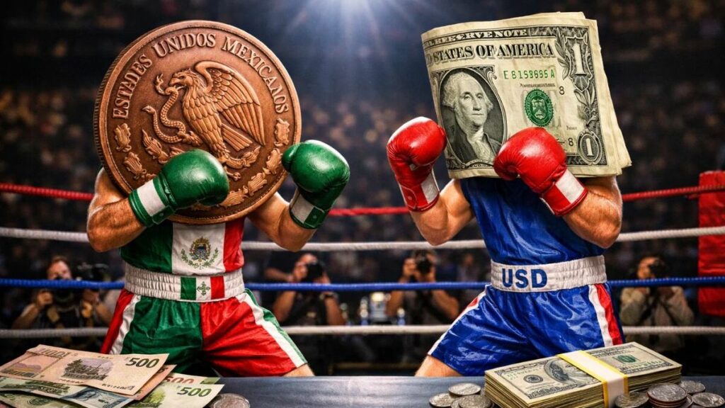 El Peso Mexicano Fortalece su Posición: Se Cotiza a 17.97 por Dólar