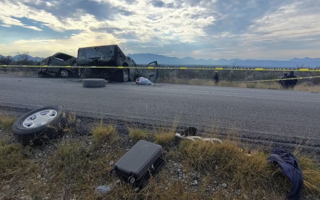 Accidente Fatal en Lampazos: Dos Calcinados y Varios Heridos