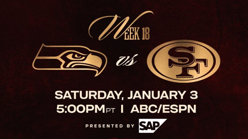 Seahawks vs 49ers: Horario y Dónde Ver EN VIVO la Semana 18 de la NFL 2025