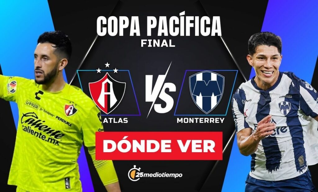 Copa Pacífica 2026: Horario y Dónde Ver EN VIVO la Final entre Atlas y Monterrey