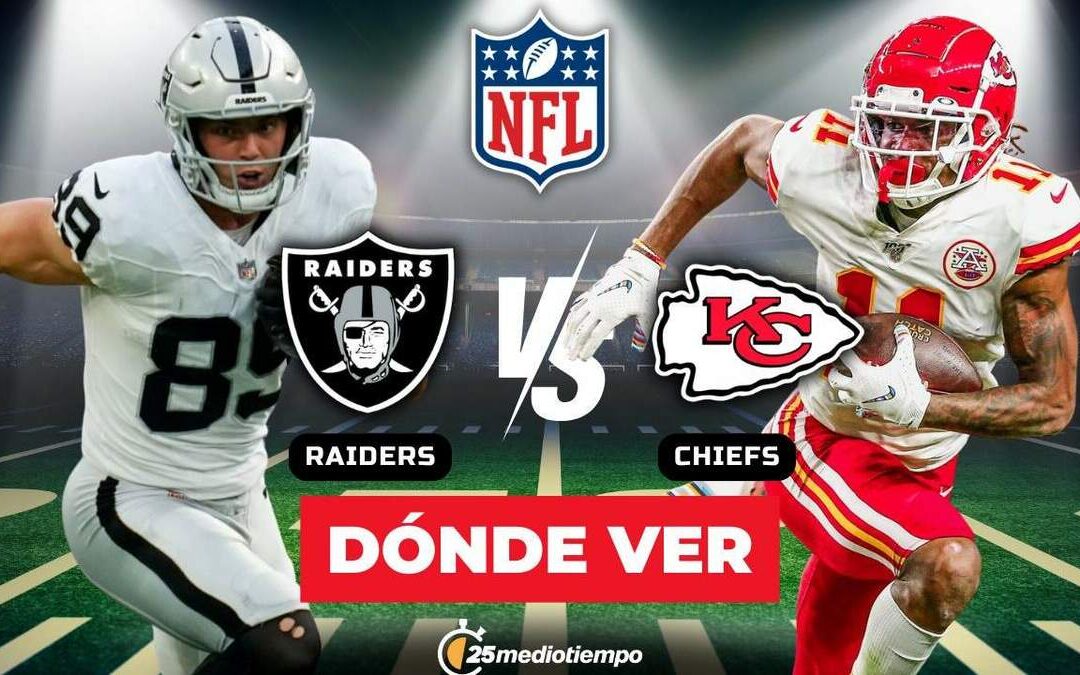 ¿Cómo ver EN VIVO el emocionante Chiefs vs Raiders en la Semana 18 de la NFL?
