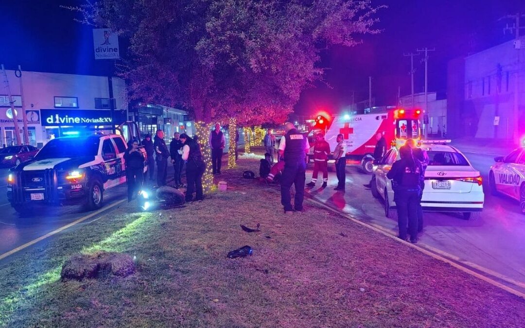 Accidente de Motociclista en Los Ángeles: Derrape en Retorno de Dos Carriles