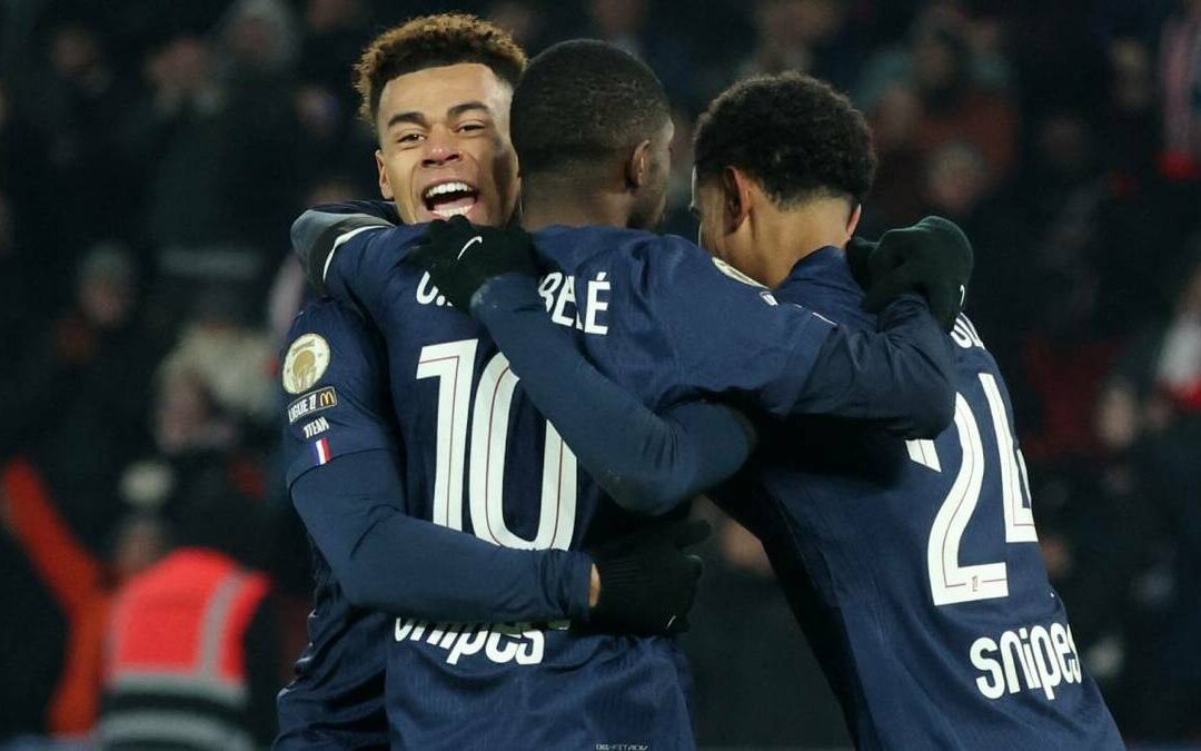 Dembélé lidera a PSG en la victoria sobre Paris FC en un derbi poco común