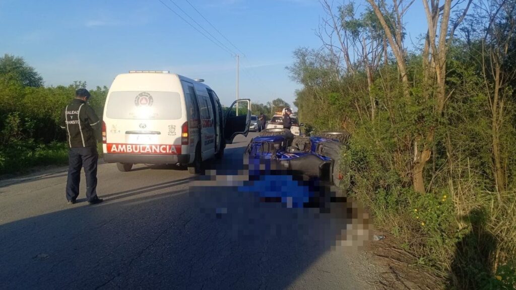 Accidente Fatal de Cuatrimoto en Montemorelos: Una Mujer Muerta y un Hombre Herido
