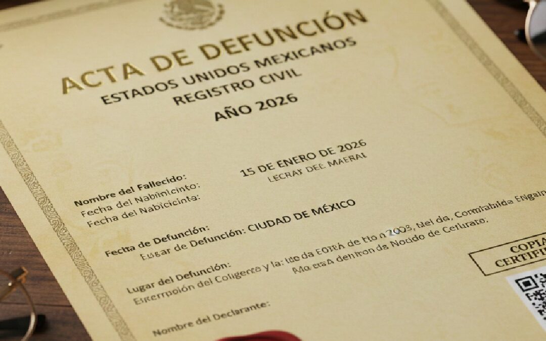 Costo Actual para Tramitar el Acta de Defunción en Torreón en 2026