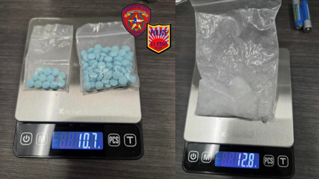 Incautación de fentanilo y metanfetamina en El Paso durante detención vehicular