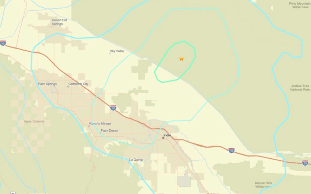 Sismo de magnitud 4.9 sorprende a residentes del Valle de Coachella