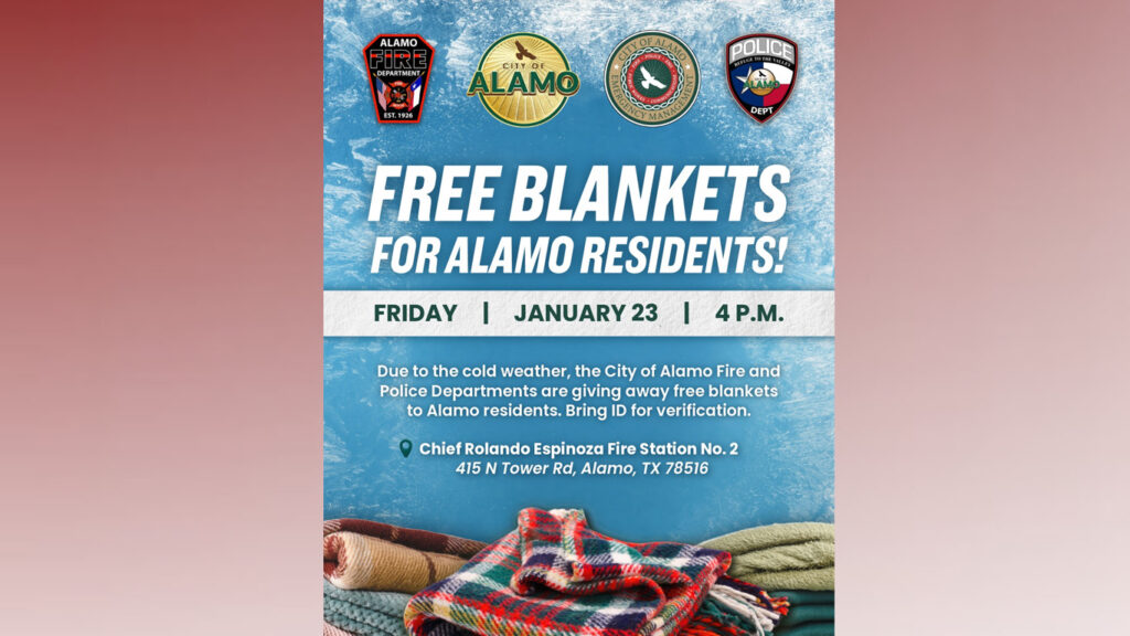 Cobijas Gratis en Alamo: Ayuda a Residentes Ante Bajas Temperaturas
